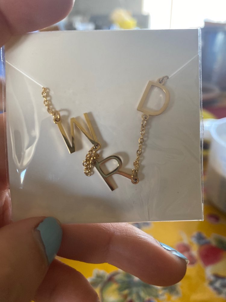 Personalized Name Necklace, 26 Letters