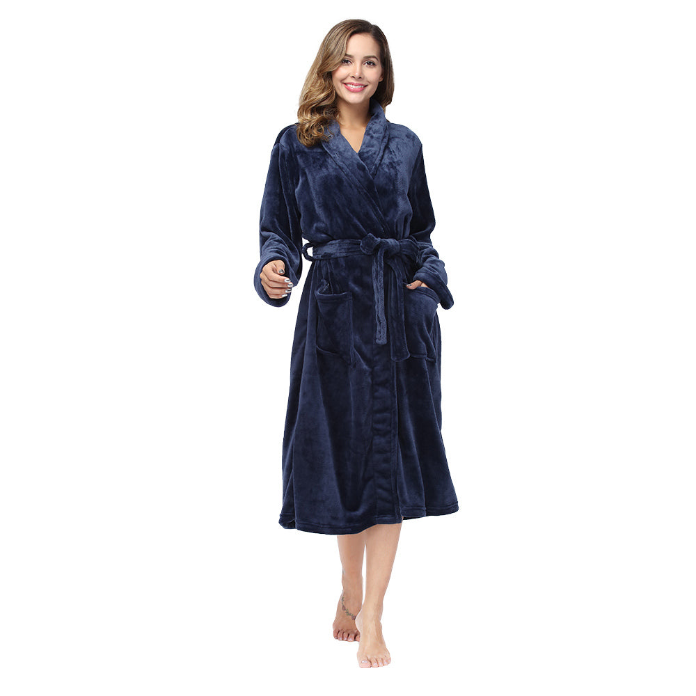 Women's Plush Flannel Robe - gift idea (3)