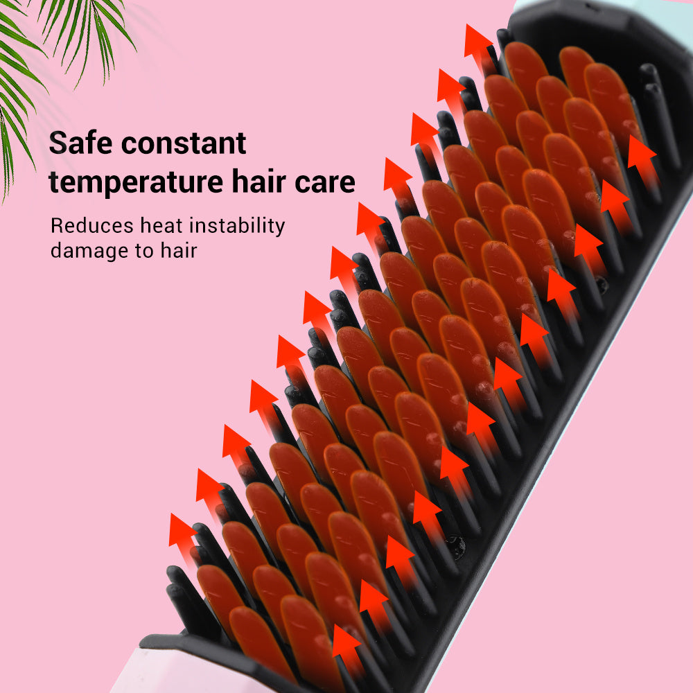 2-in-1 USB Hair Straightener & Curler