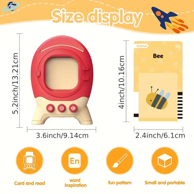 Talking Flash Cards Reader, 120 Cards - gift idea (3)
