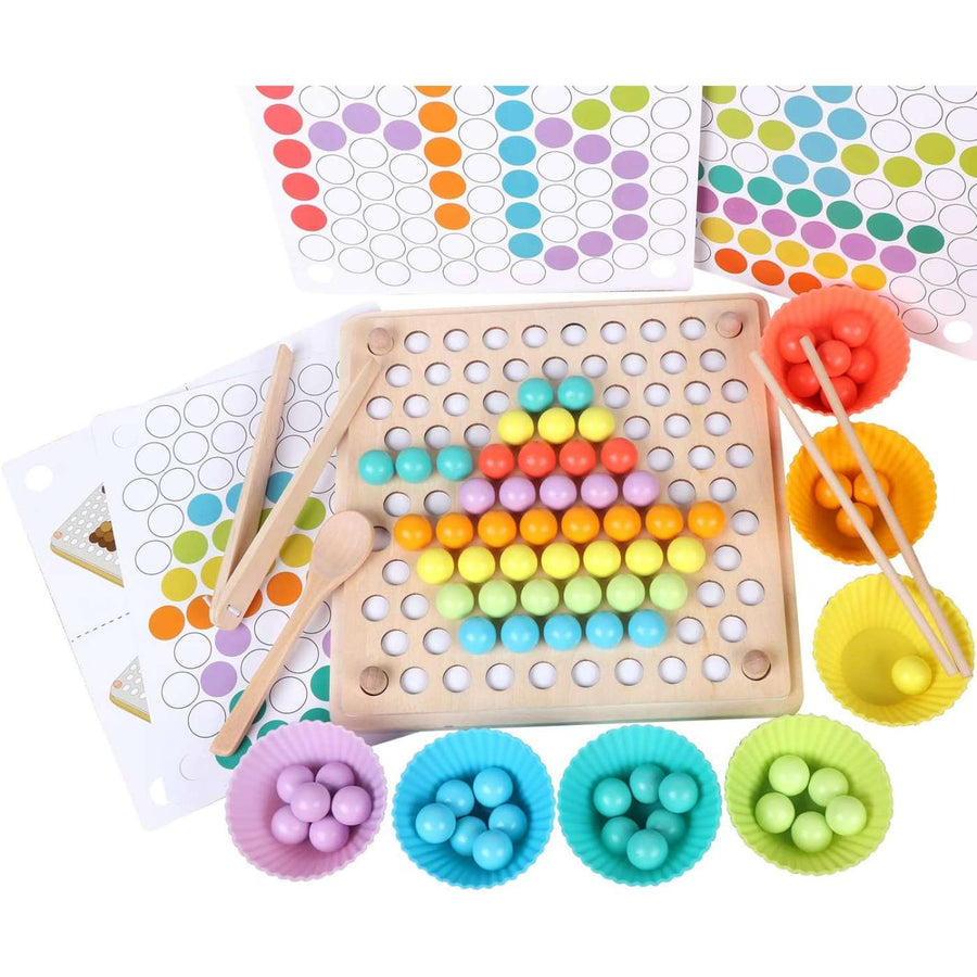 Montessori Wooden Color Matching Game - gift idea