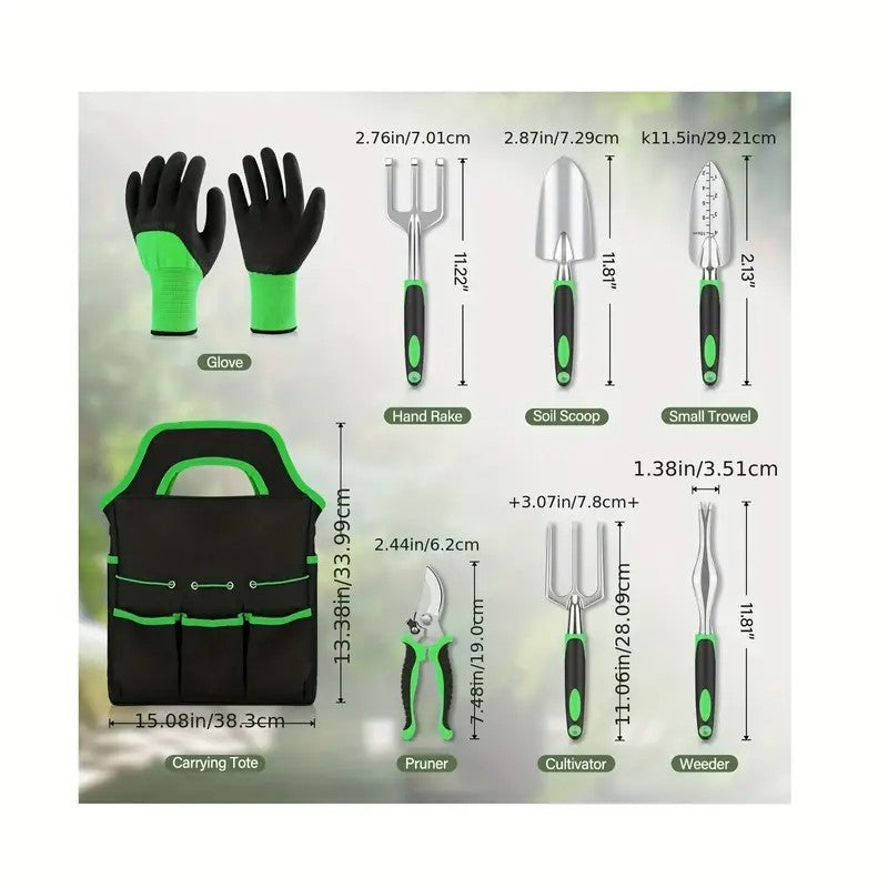 8-Piece Garden Tool Set with Bag - gift idea (4)