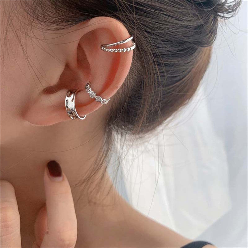 Butterfly Tassel Ear Cuffs, 4-Piece Set