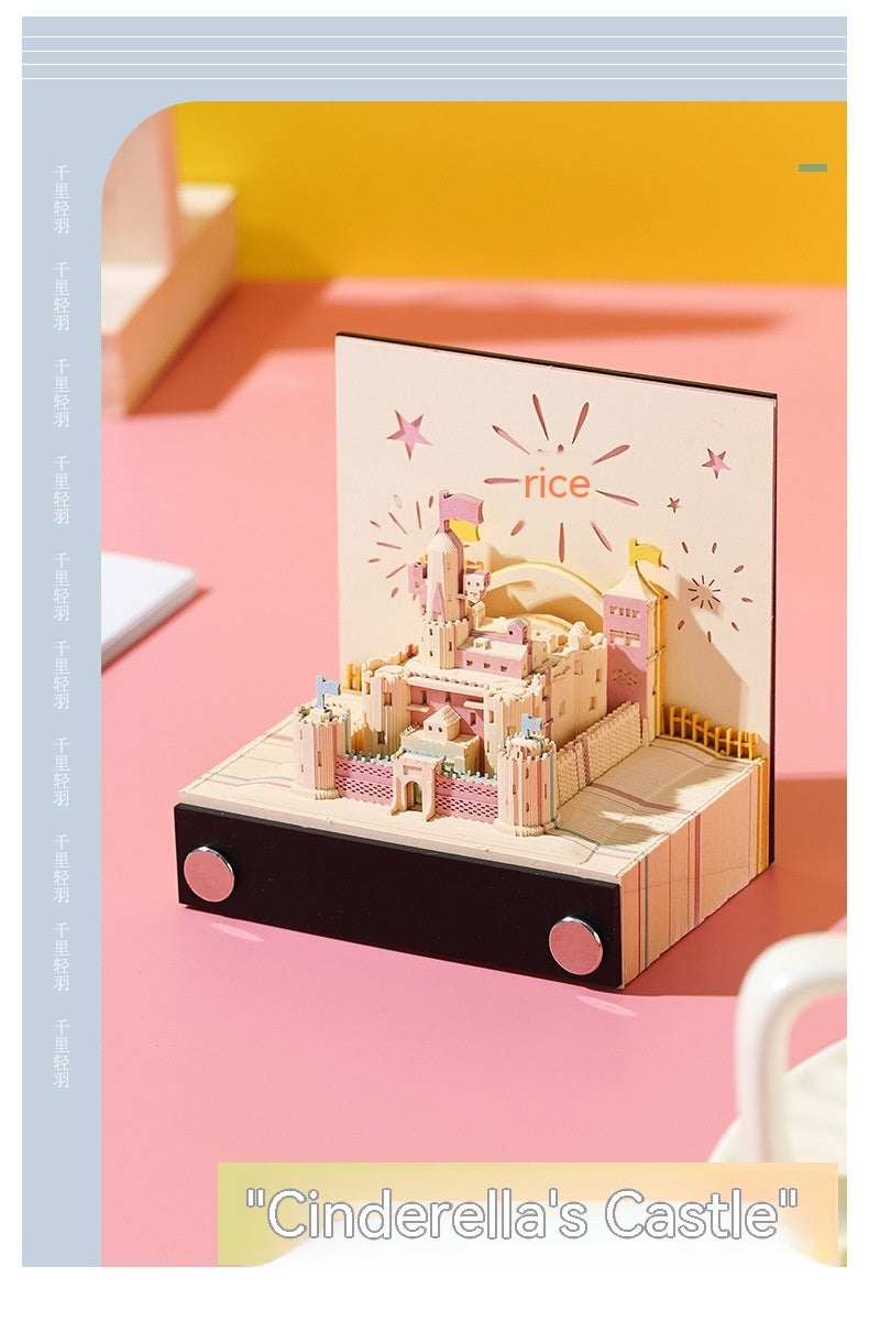 3D Creative Calendar Sticky Notes