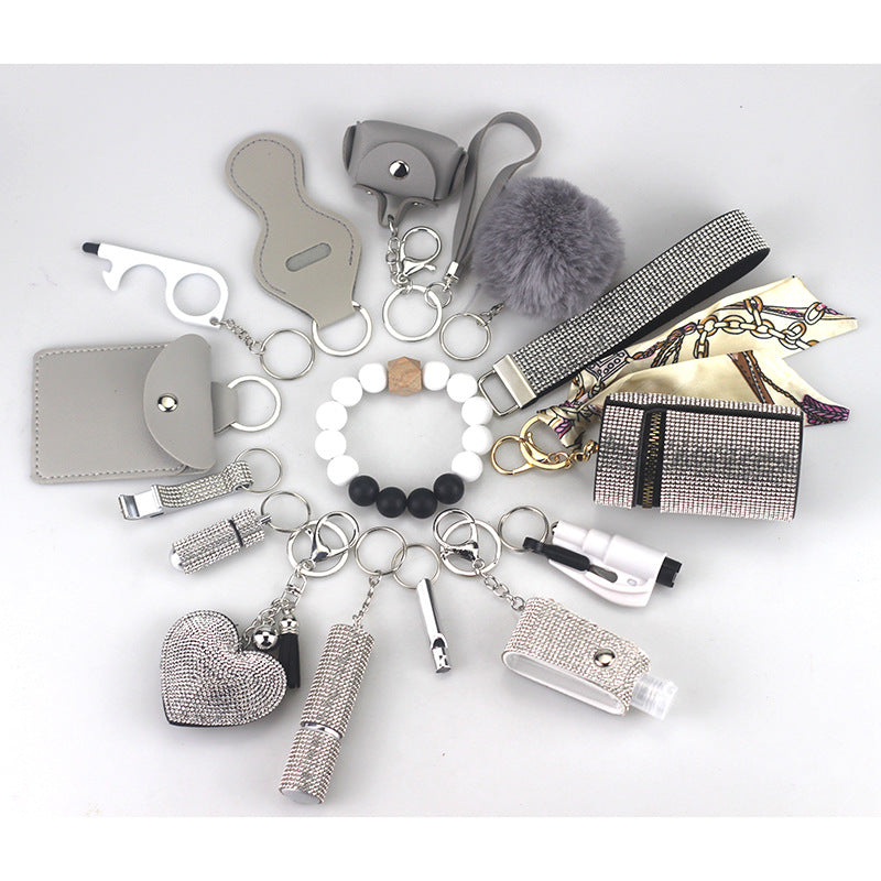 15-Piece Safety Keychain Set - gift idea (2)