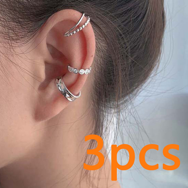 Butterfly Tassel Ear Cuffs, 4-Piece Set