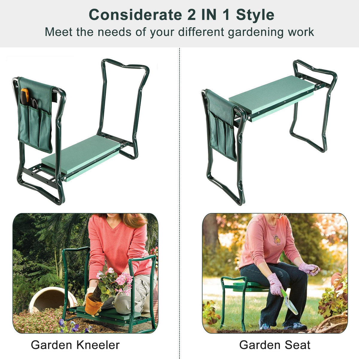 Foldable Garden Kneeler & Seat - gift idea (2)