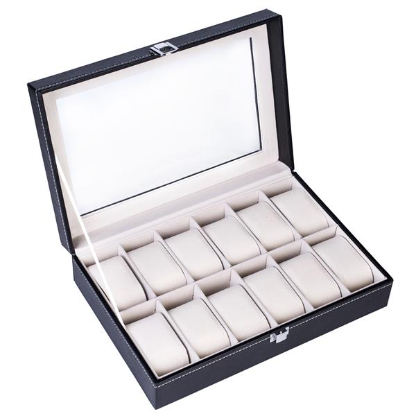 12-Slot Leather Watch Box - gift idea (6)