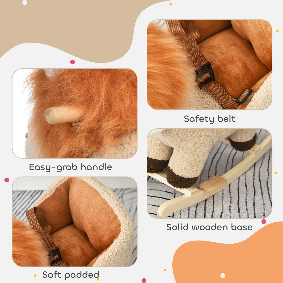Plush Rocking Lion with Sound - gift idea (6)
