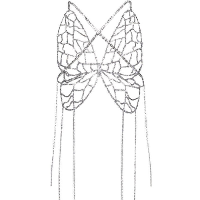 Tassel Body Butterfly Chest Chain