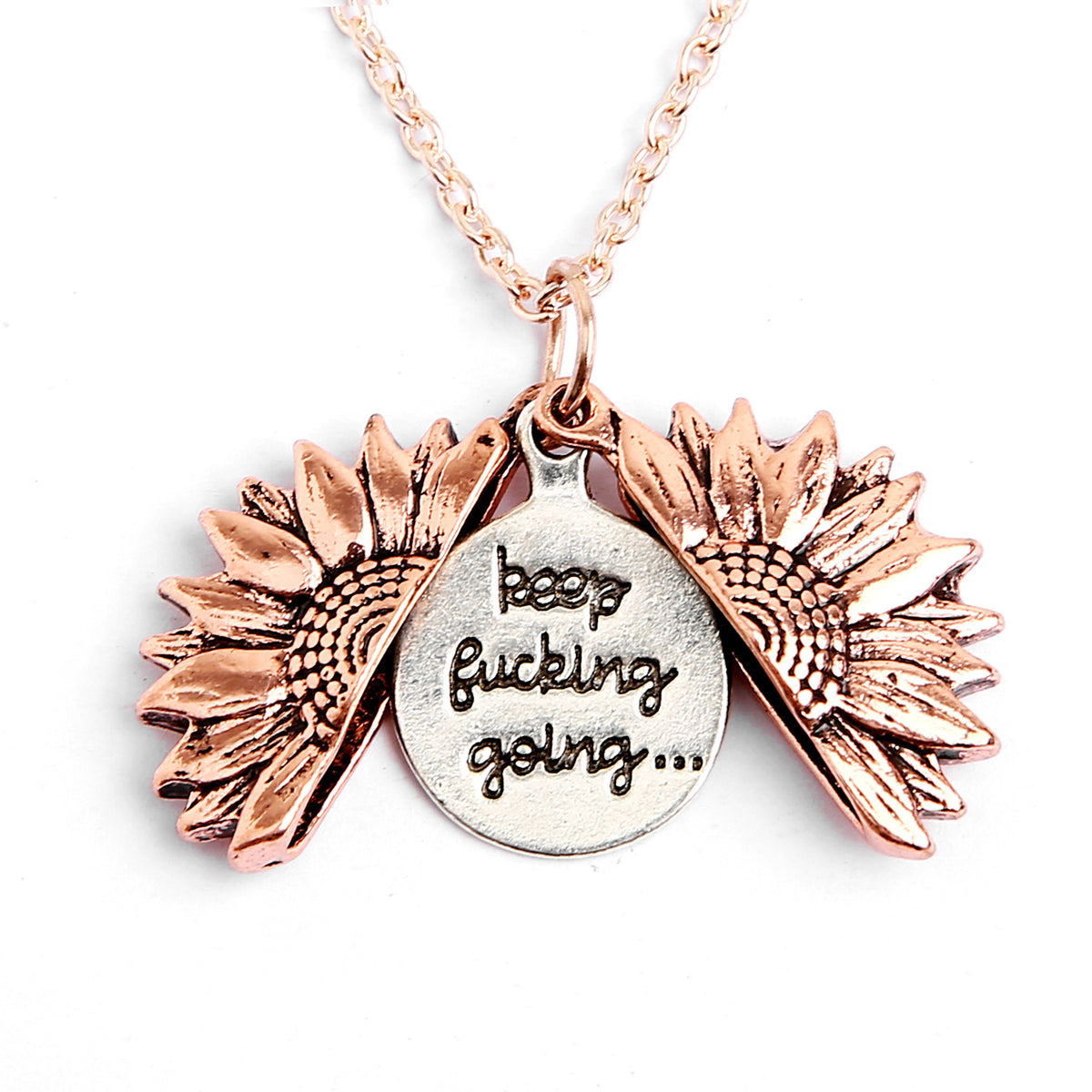 Alloy Flower Statement Necklace