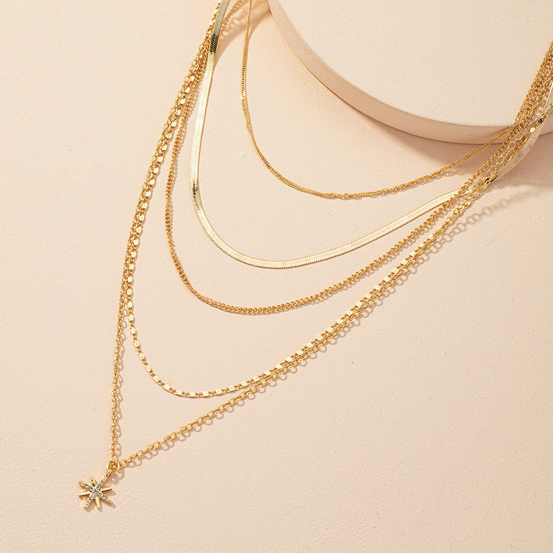 Eight-Point Star Necklace