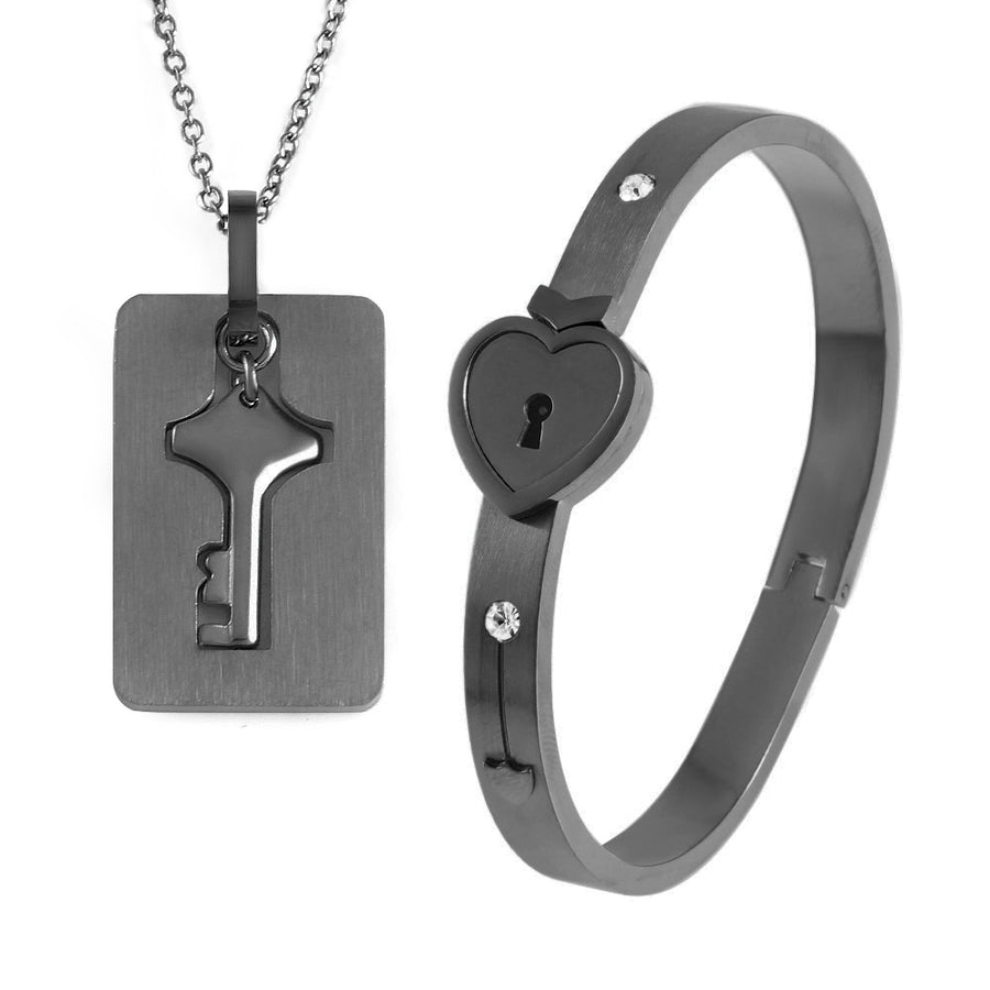 Couple Love Lock Bracelets - gift idea