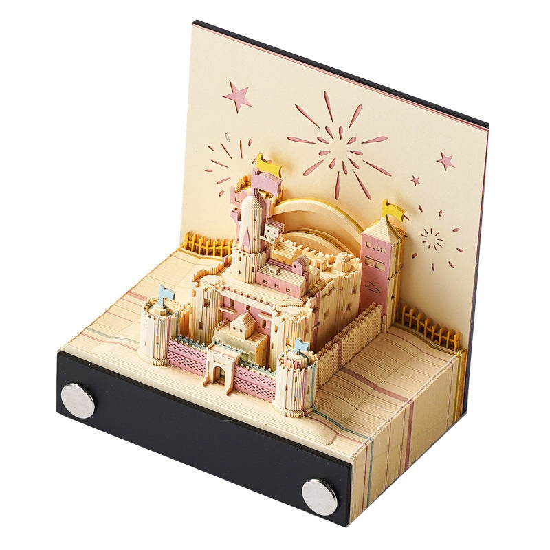 3D Creative Calendar Sticky Notes