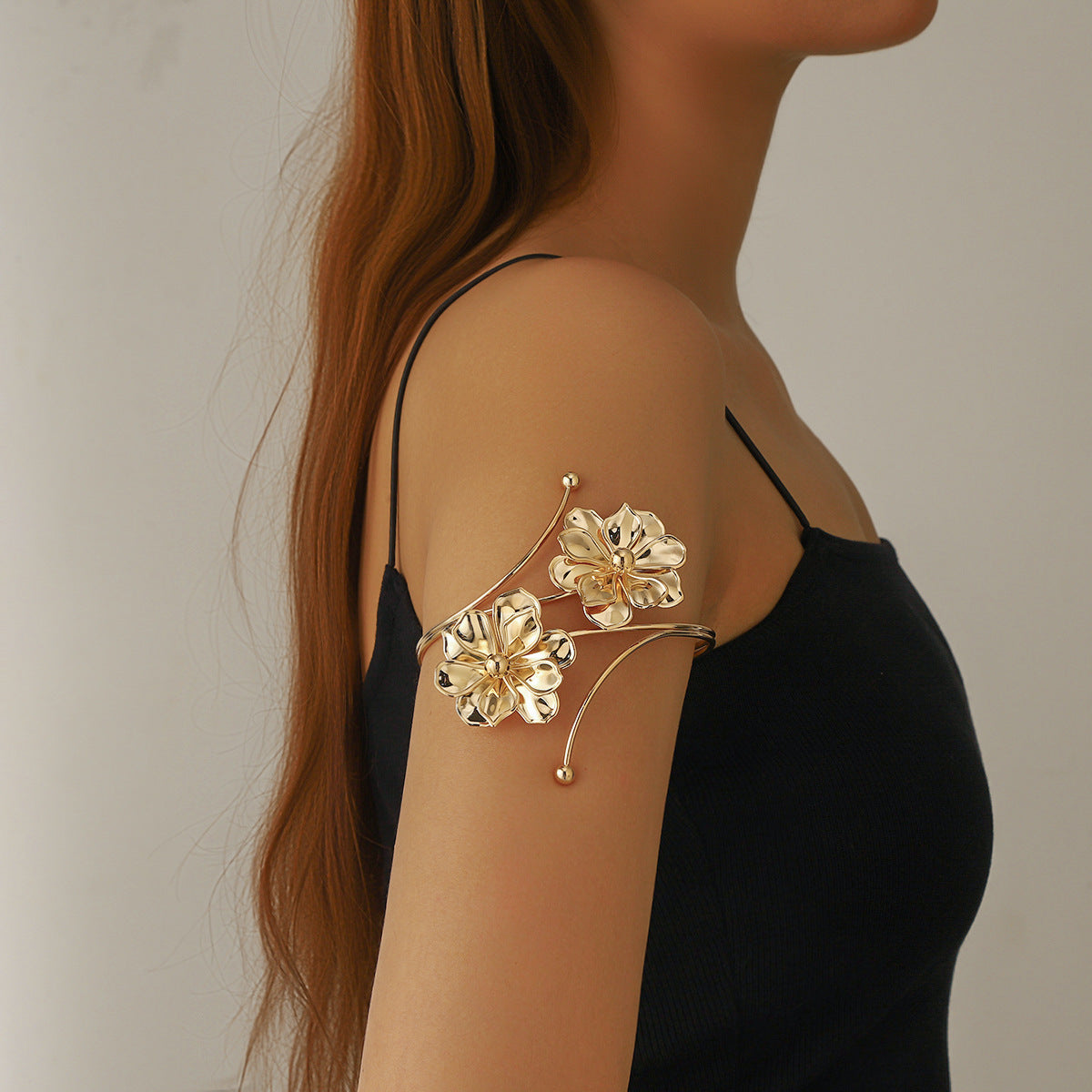 Metal Flowers Armband Bracelet