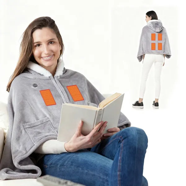 Wearable Heated Blanket, 8 Heat Zones - gift idea (3)