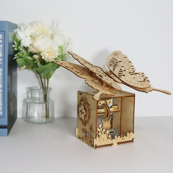 3D Wooden Carousel Music Box Kit - gift idea (4)