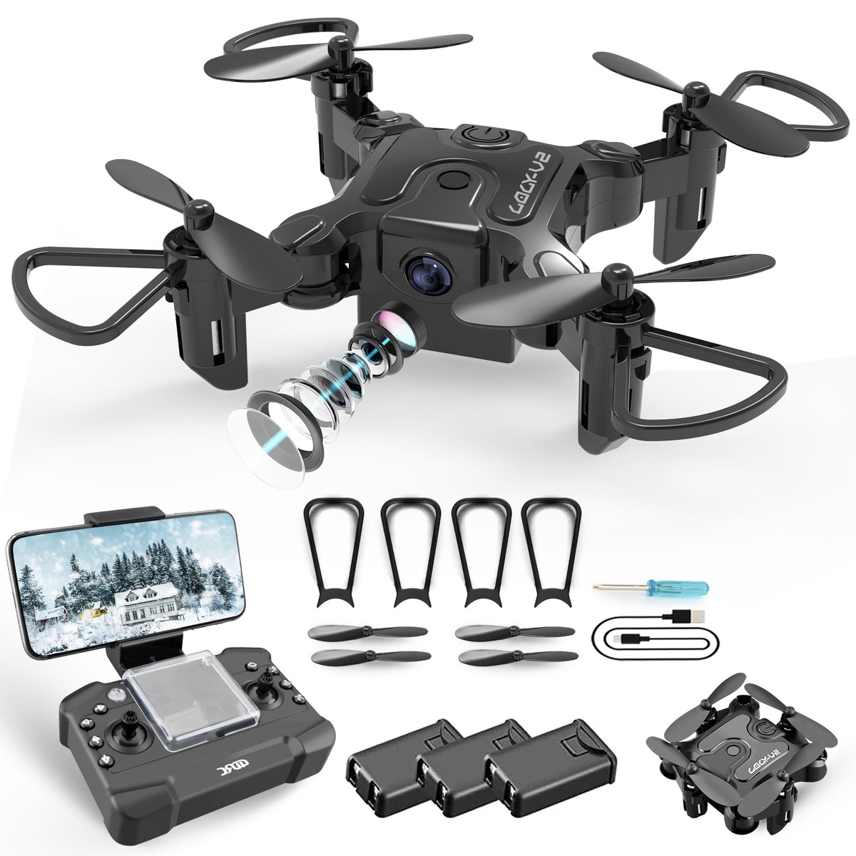 Mini Foldable Camera Drone - gift idea