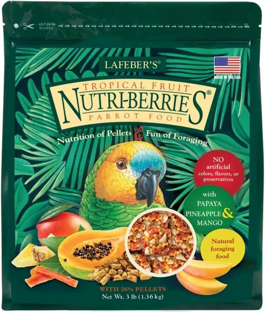 Lafeber's Tropical Fruit Nutri-Berries, Parrot 3lb