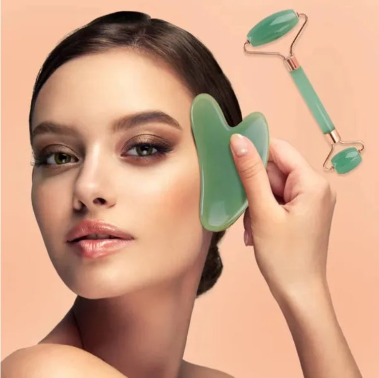 Gua Sha Facial Massage Stone Set - gift idea