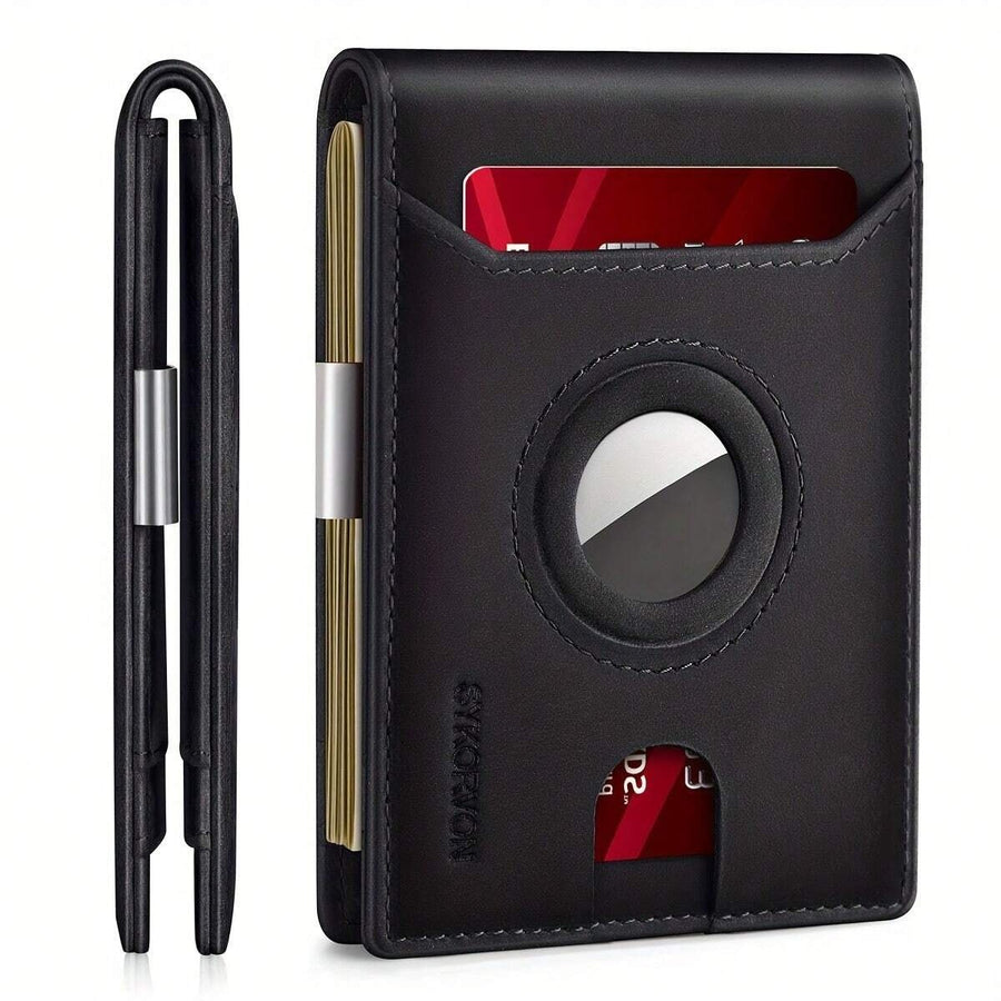 Slim Leather AirTag Wallet, RFID Blocking - gift idea