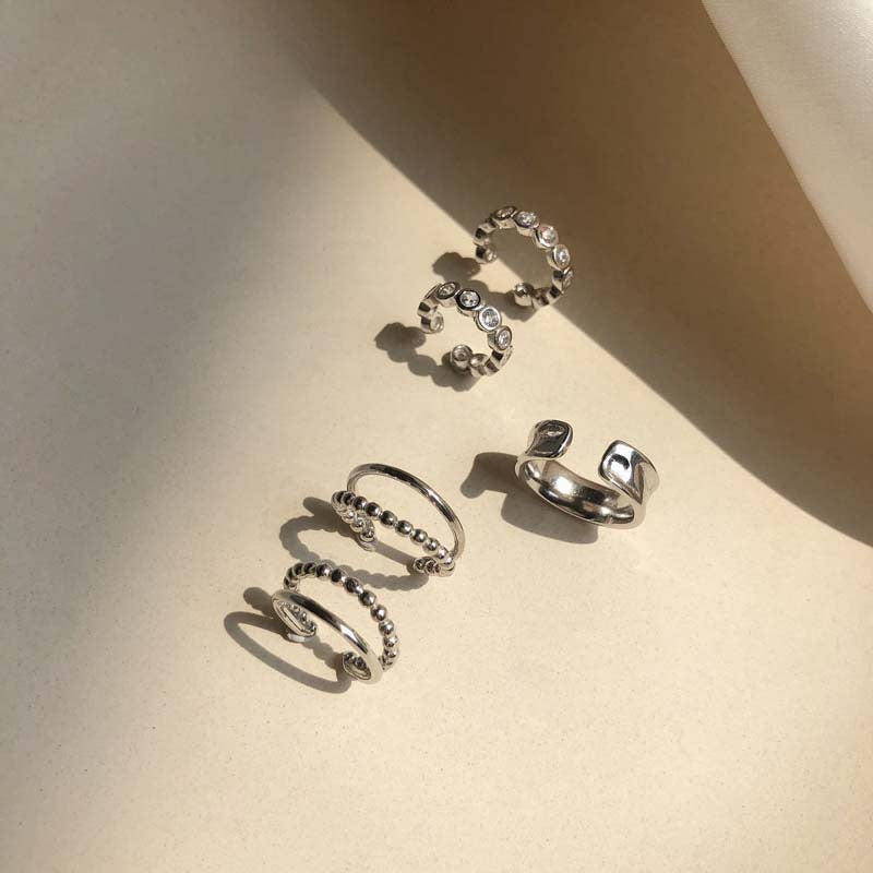 Butterfly Tassel Ear Cuffs, 4-Piece Set