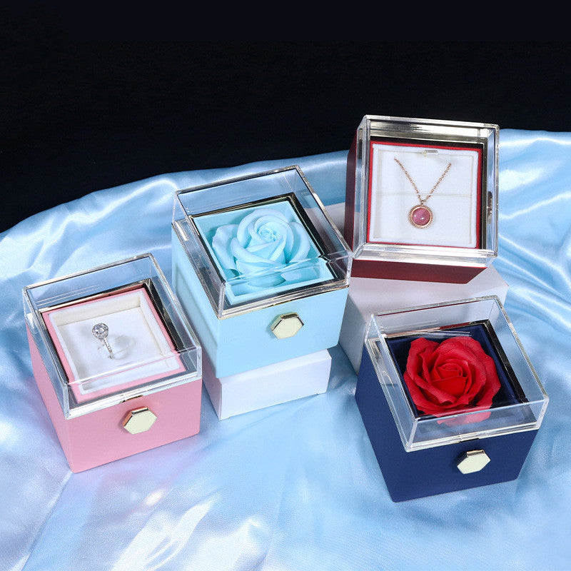 Rotating Rose Jewelry Gift Box - gift idea (3)