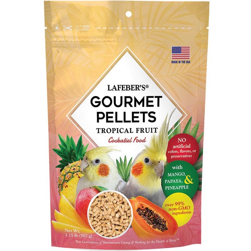Lafeber Tropical Fruit Gourmet Pellets for cockatiels