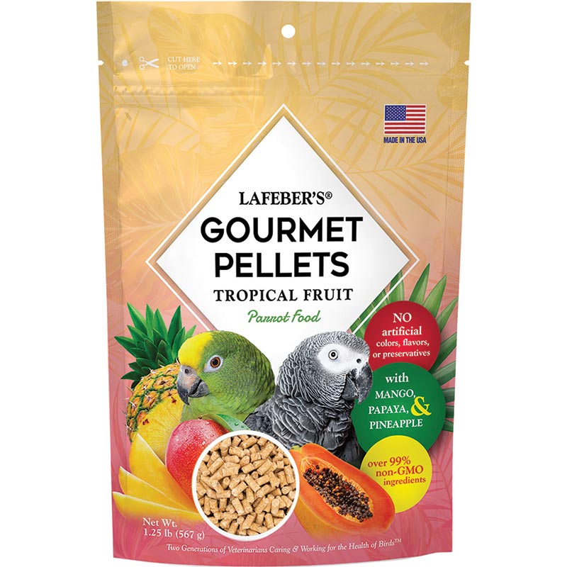 Lafeber Tropical Fruit Gourmet Pellets for parrots