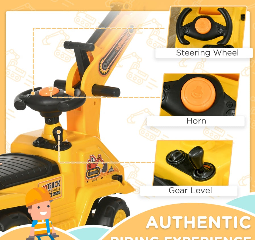 3-in-1 Ride-On Excavator Digger - gift idea (4)