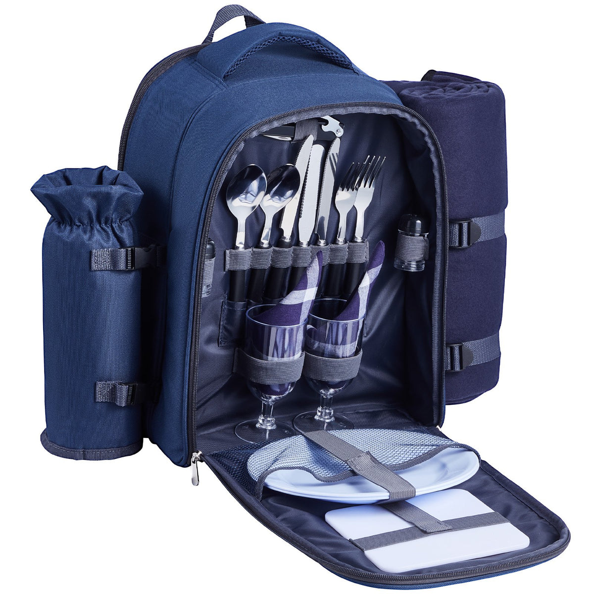 Picnic Backpack for Two with Cooler - gift idea (3)