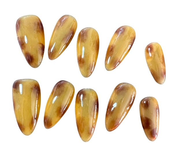 Amber Sunset Press-On Nails