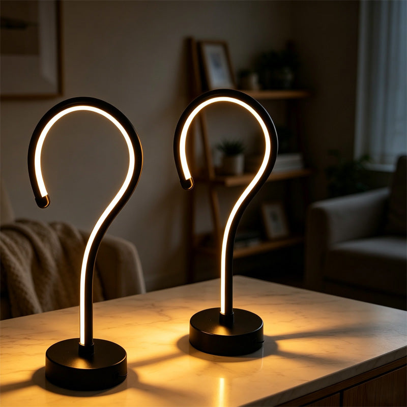 Question Mark Table Lamp - gift idea