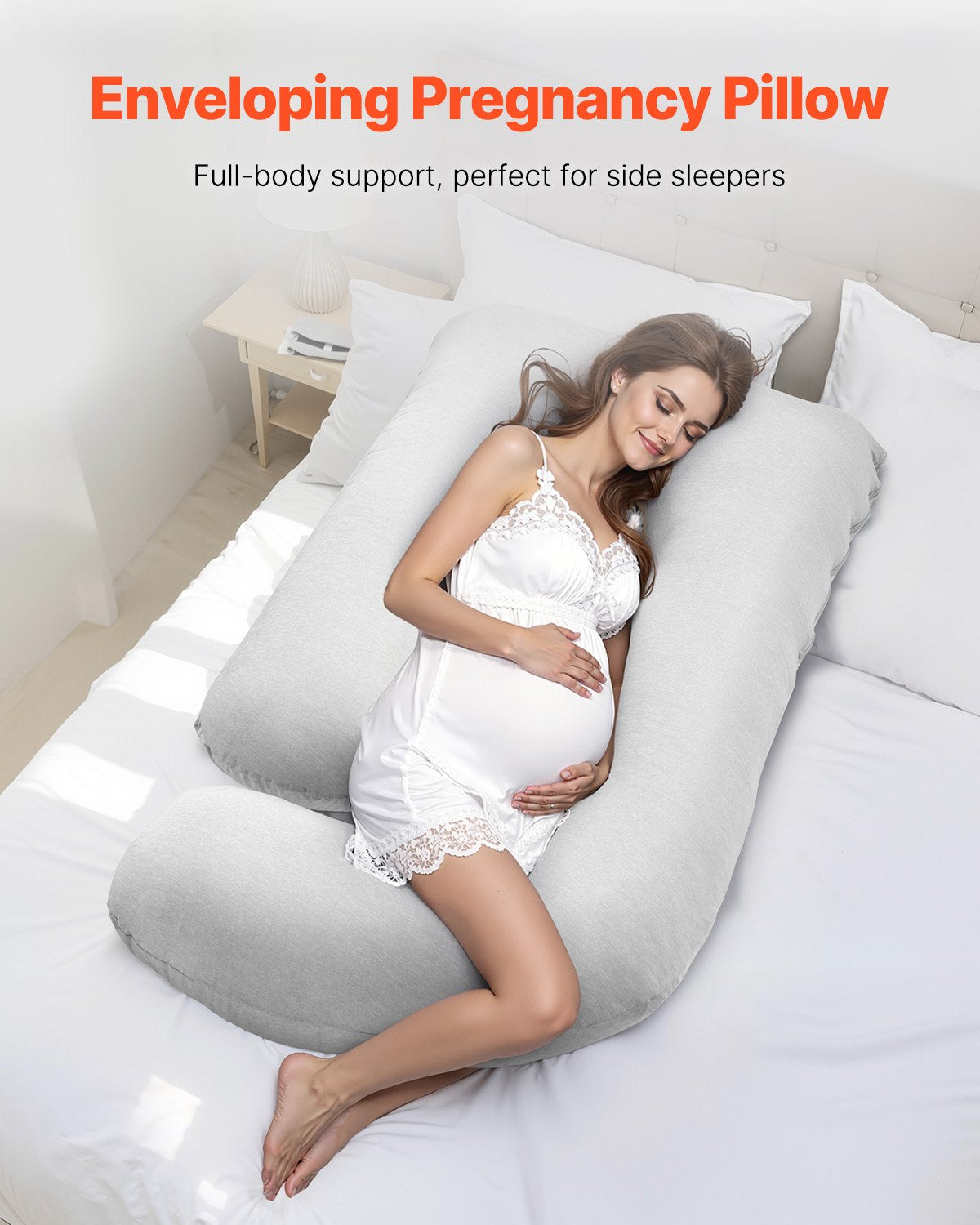 G-Shaped Full Body Pregnancy Pillow - gift idea (2)