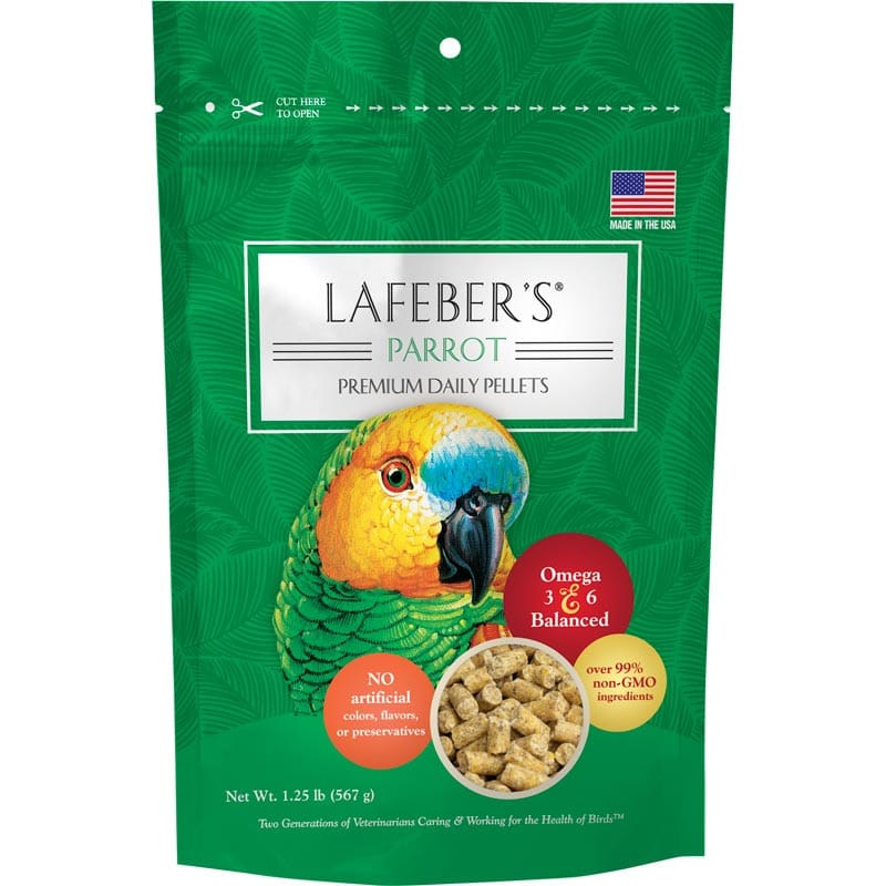 Lafeber Premium Daily Diet pellets for parrots