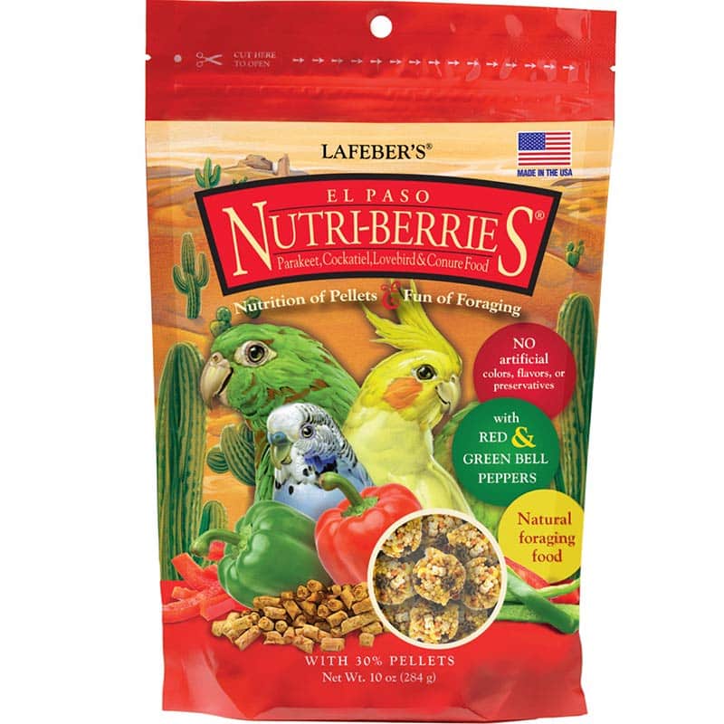 Lafeber El Paso Nutri-Berries for small birds, 10 oz bag