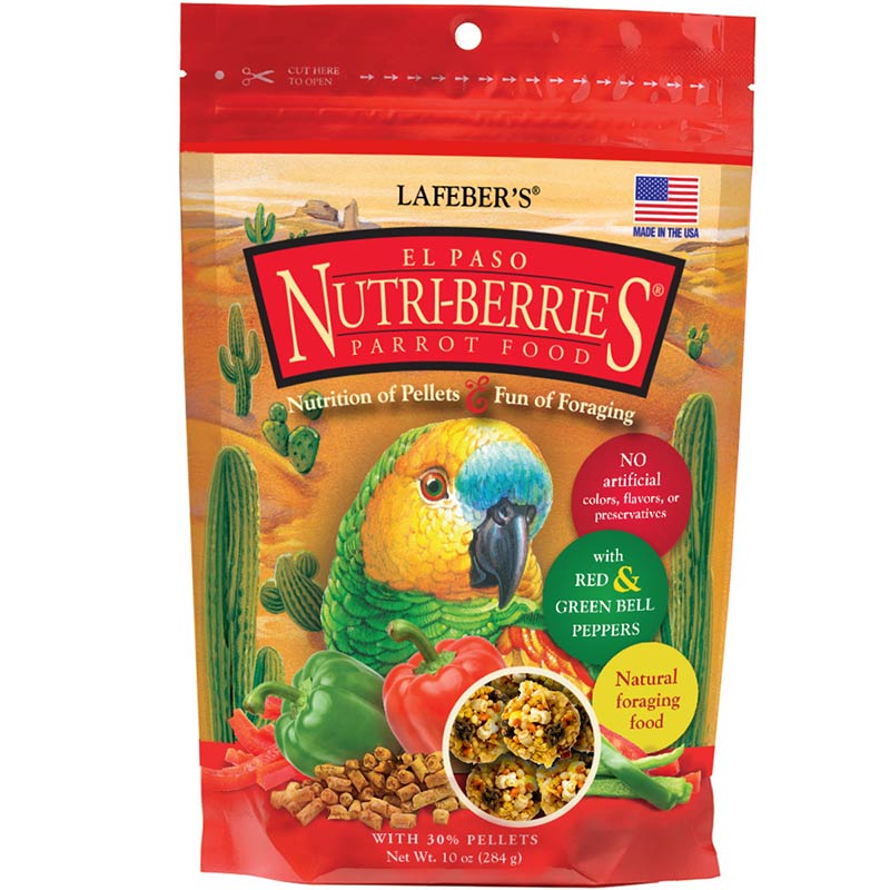 Lafeber El Paso Nutri-Berries for parrots, 10 oz bag