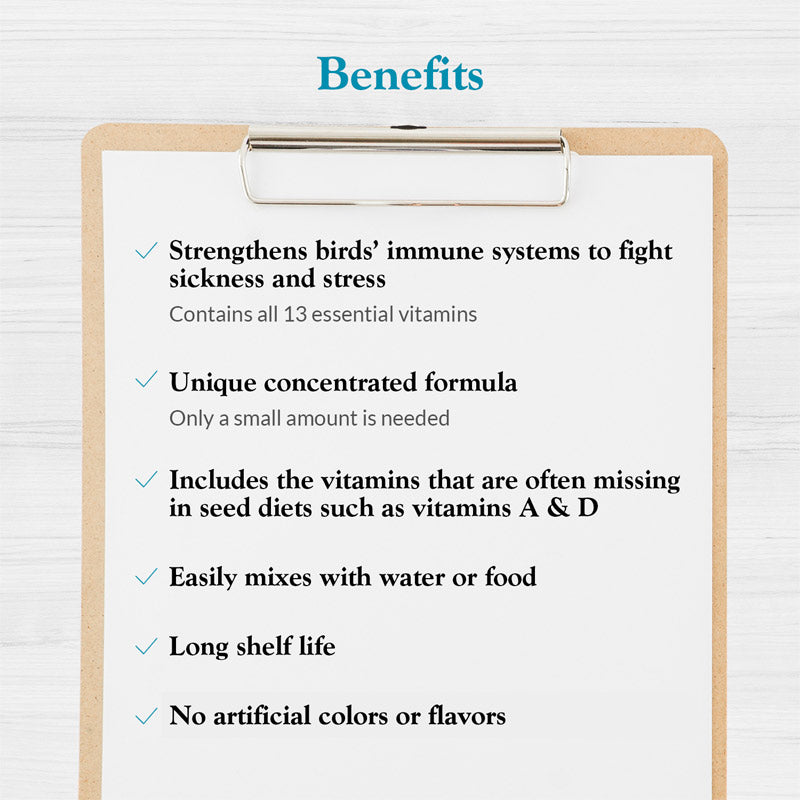 Lafeber Avi-Era bird vitamins benefits and dosing