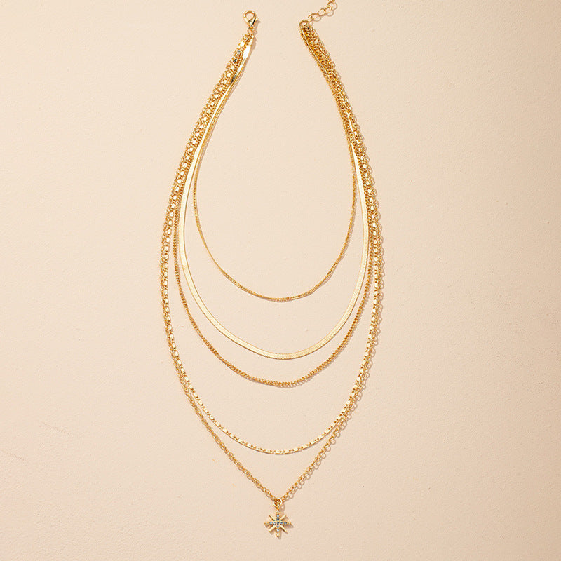 Eight-Point Star Necklace