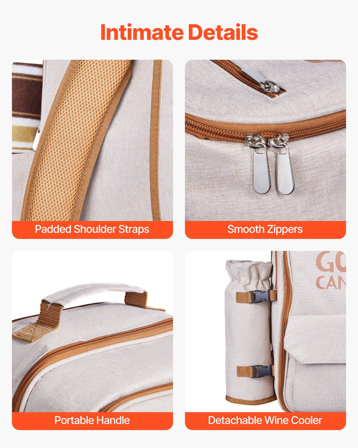 Family Picnic Backpack for 4 with Blanket - gift idea (4)