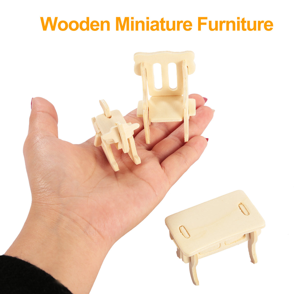 DIY Miniature Dollhouse Furniture Kit - gift idea (4)