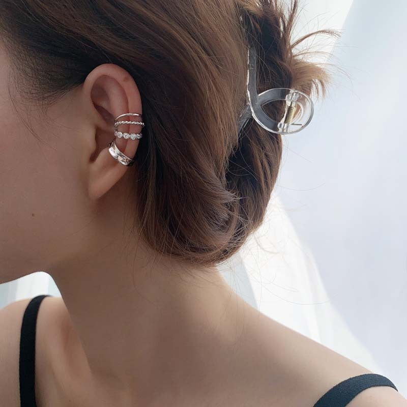 Butterfly Tassel Ear Cuffs, 4-Piece Set