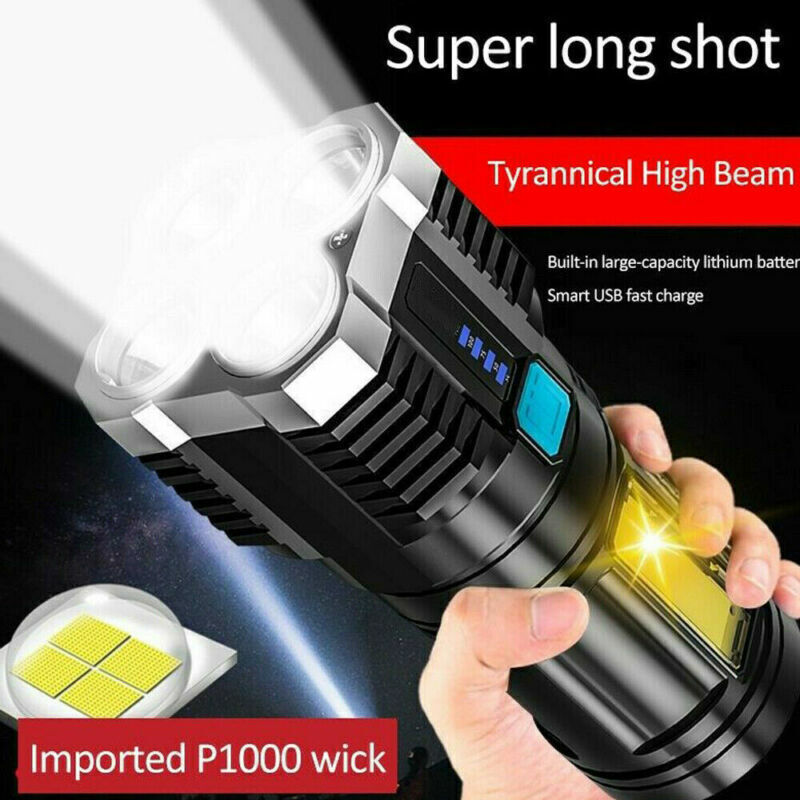 Super Bright Tactical Rechargeable Flashlight - gift idea