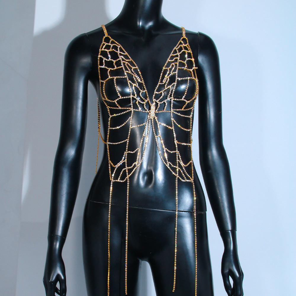 Tassel Body Butterfly Chest Chain