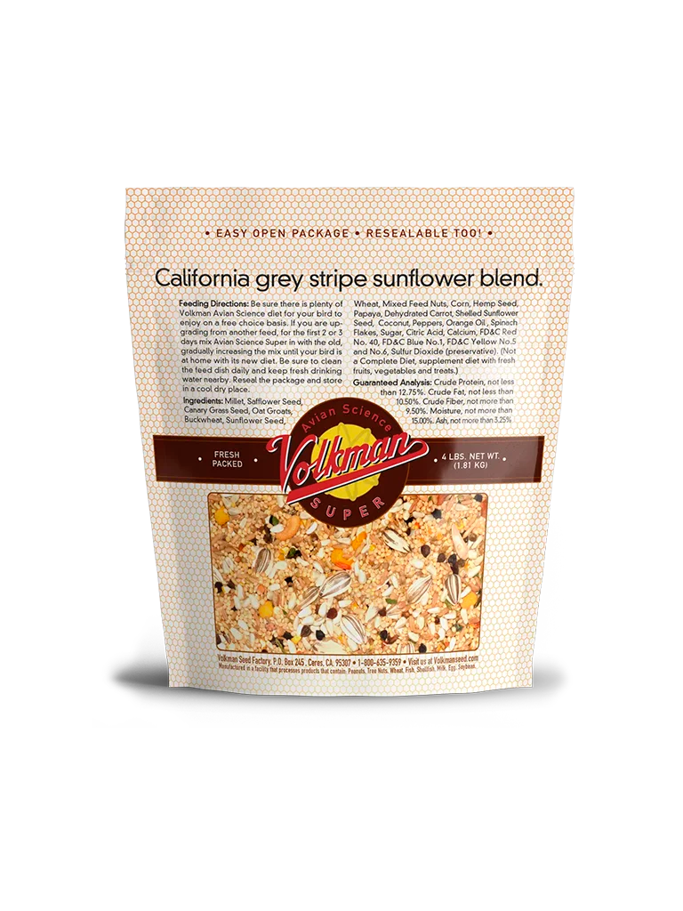 Avian Science No-Sun Cockatiel Food 4lb