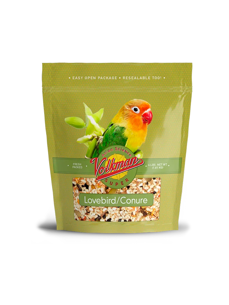 Volkman Avian Science Super Lovebird and Conure bird seed, 4 lb