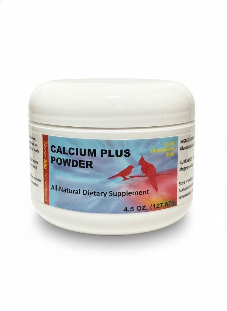 Morning Bird Calcium Plus powder supplement for birds