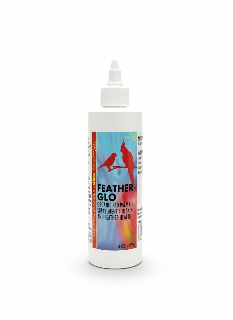 Morning Bird Feather-Glo organic red palm oil for birds