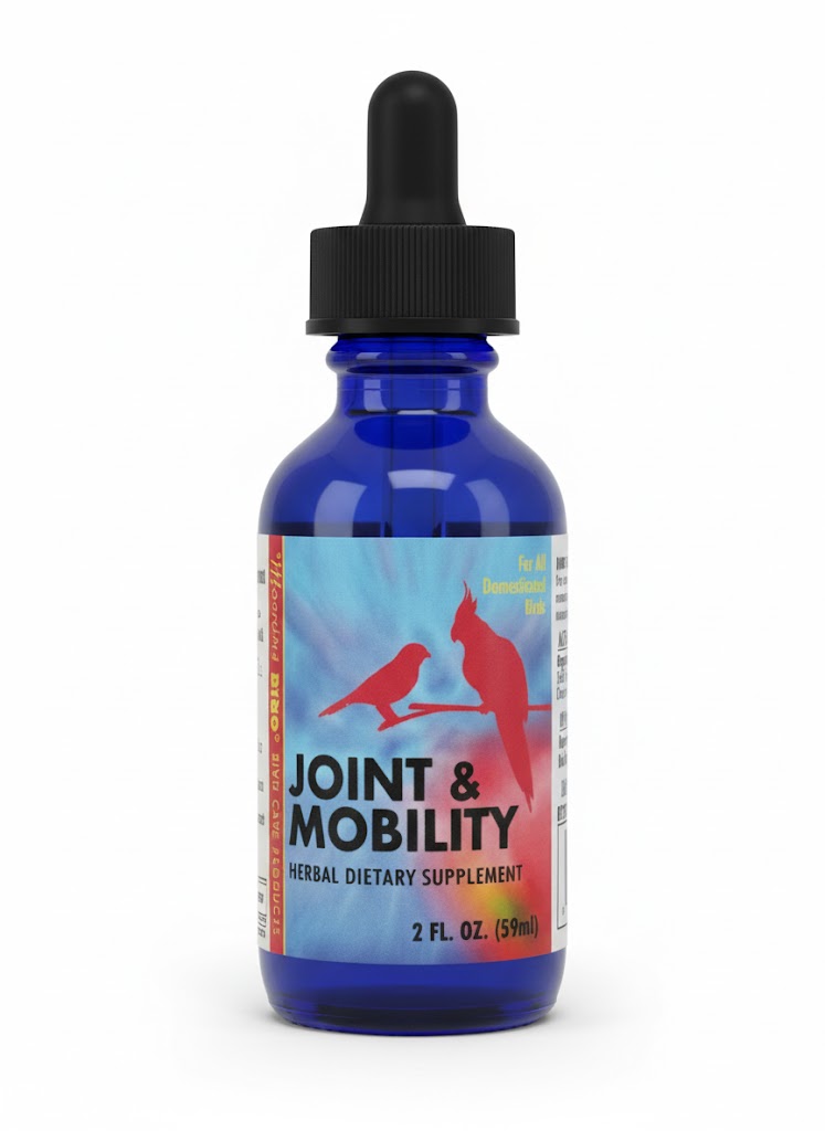 Morning Bird Joint and Mobility herbal supplement for birds