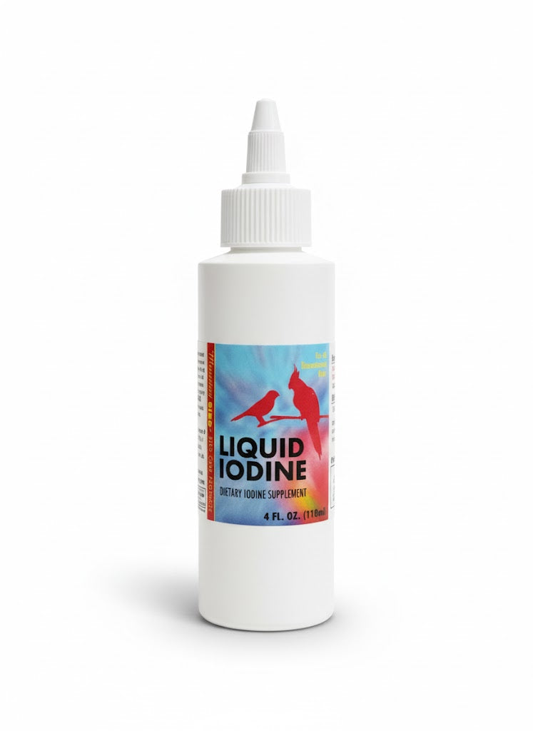Morning Bird Liquid Iodine supplement for birds